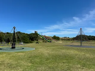 Castlecliff playground - toilets, bbq, flying fox, skatepark