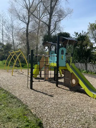 Playground and walkway